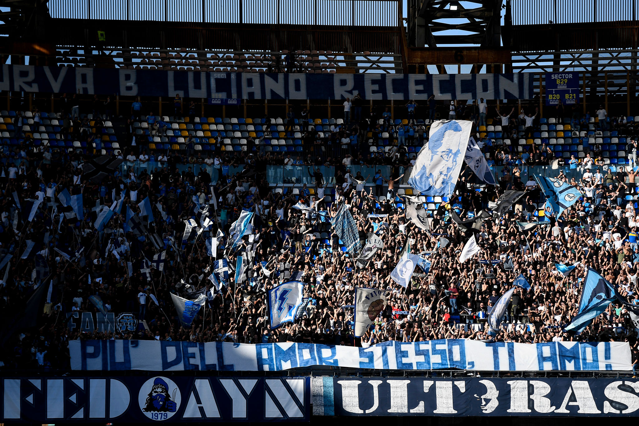 Napoli-Atalanta, trasferta vietata ai tifosi residenti in Lombardia e Germania