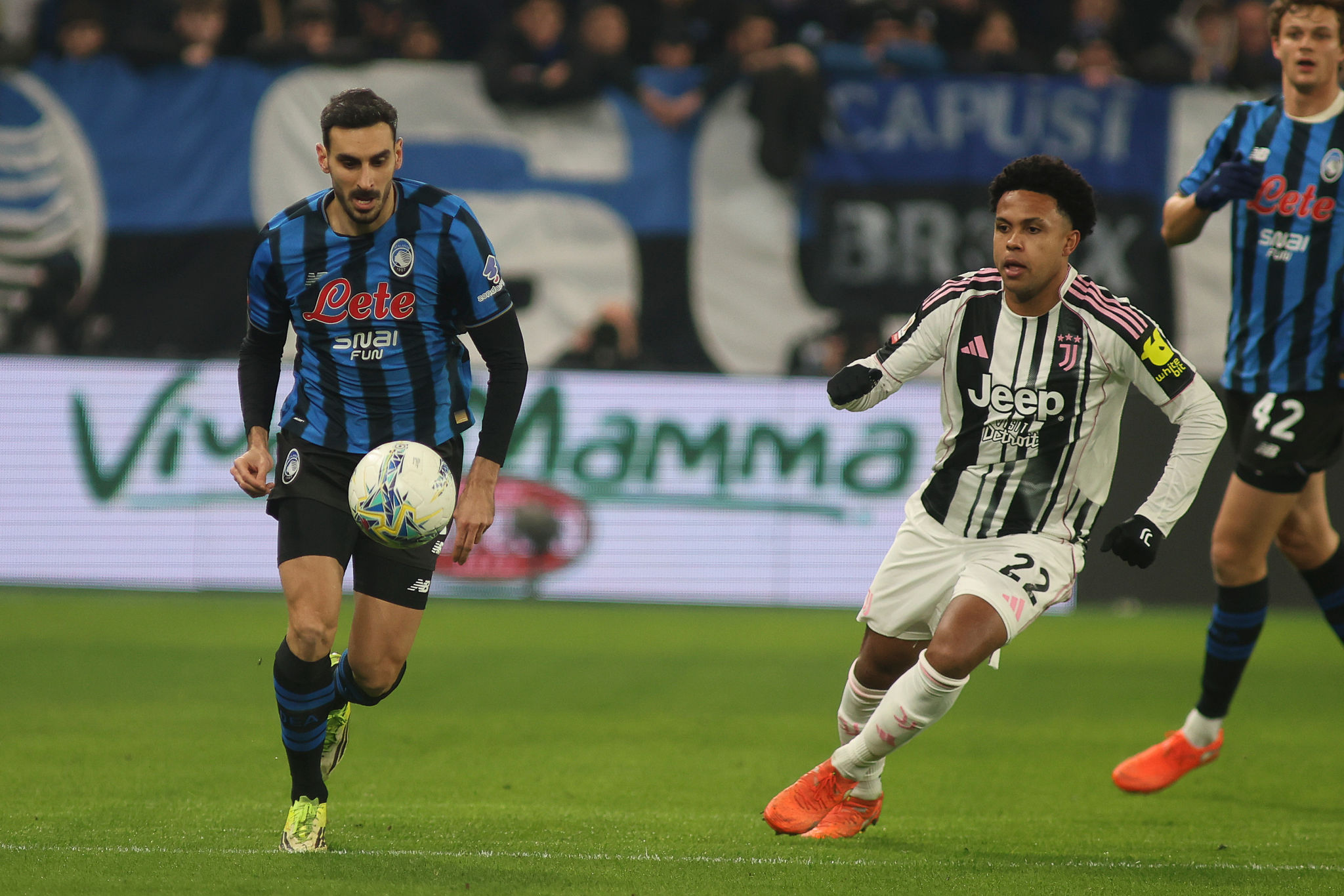 Serena elogia l'attacco dell'Atalanta: “A Bergamo ne hanno due, la Juve nessuno”