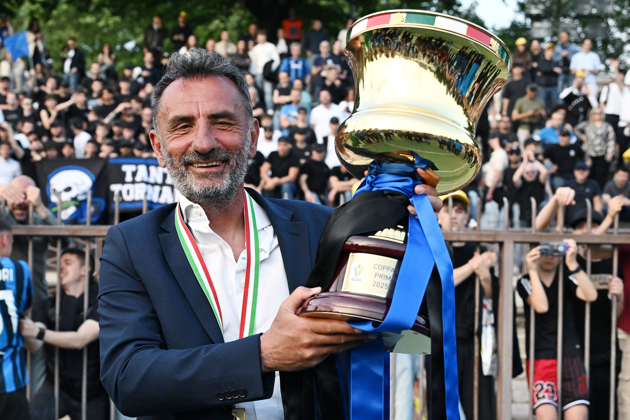 Bosi, da traghettatore a vincitore: la Coppa Italia Primavera è il suo capolavoro a Bergamo