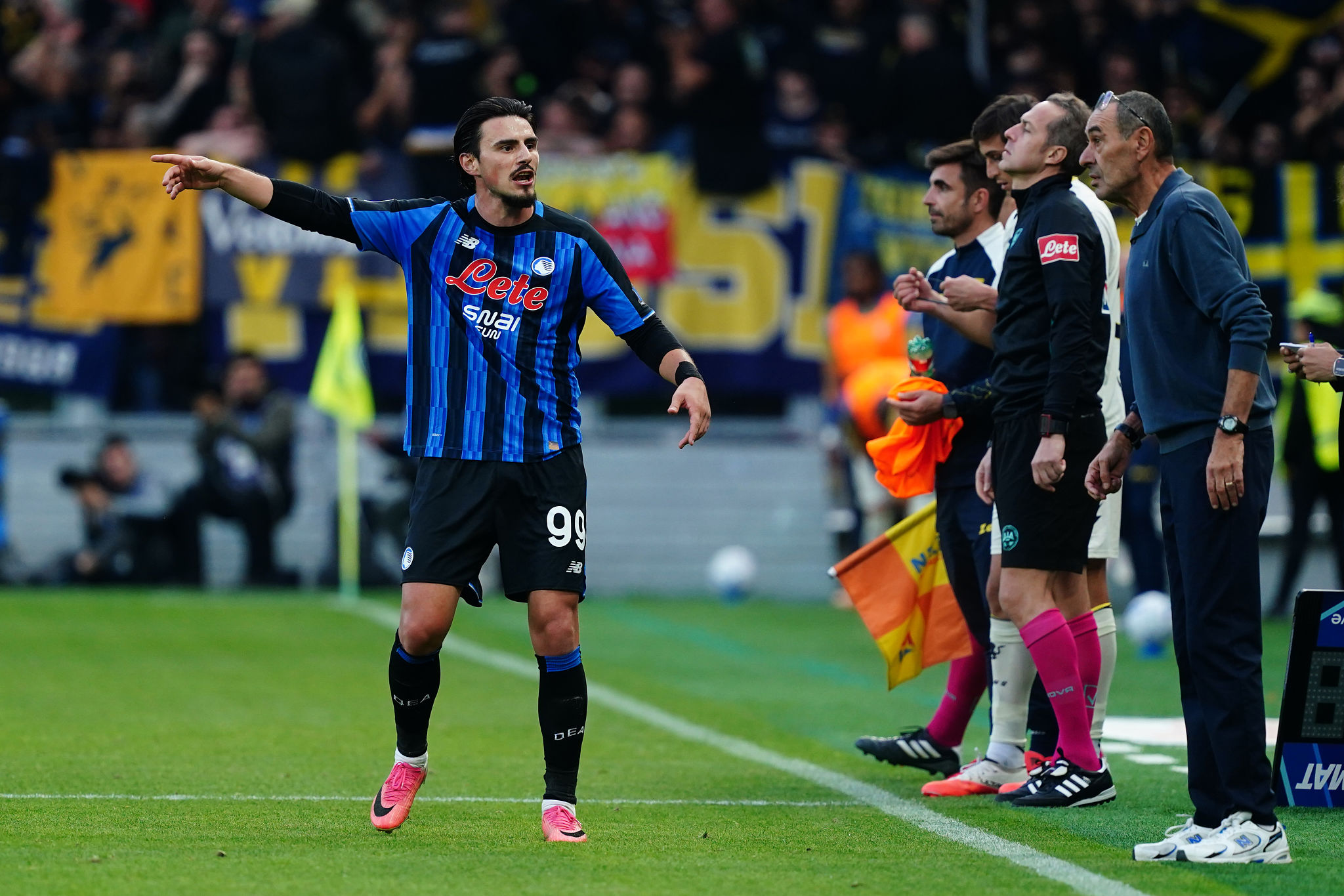Atalanta, Virgili difende Sarri: "Il progetto ha bisogno di tempo"