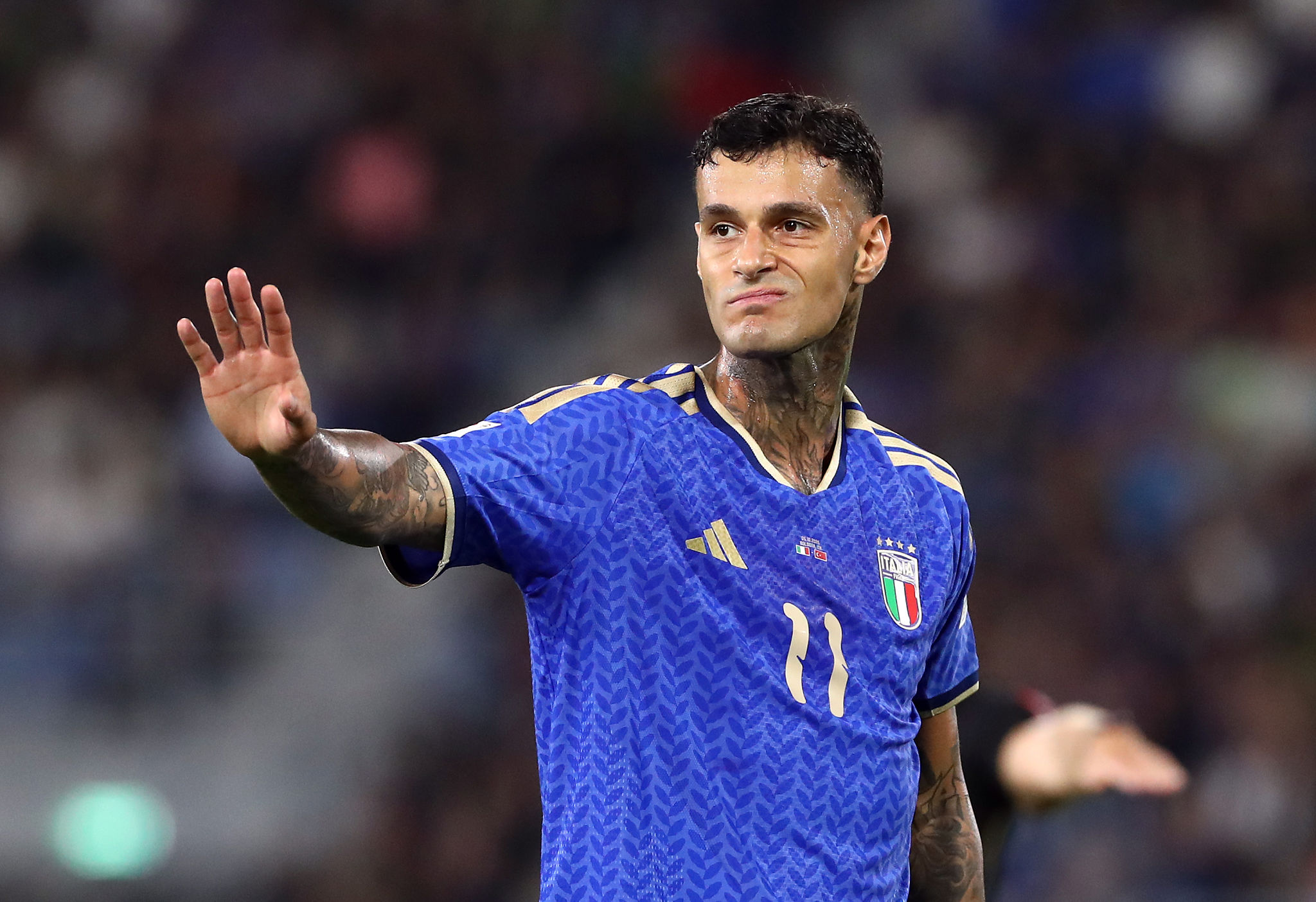 Italia-Turchia 3-1, Scamacca apre la strada: gli Azzurri vincono a Bologna